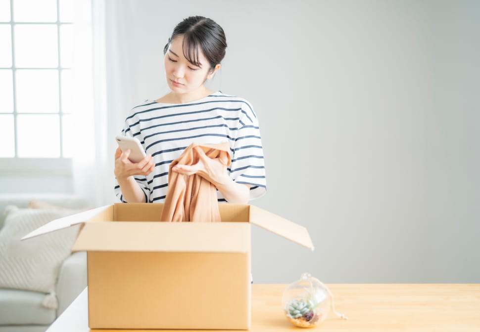 クローゼットのスペースを有効活用