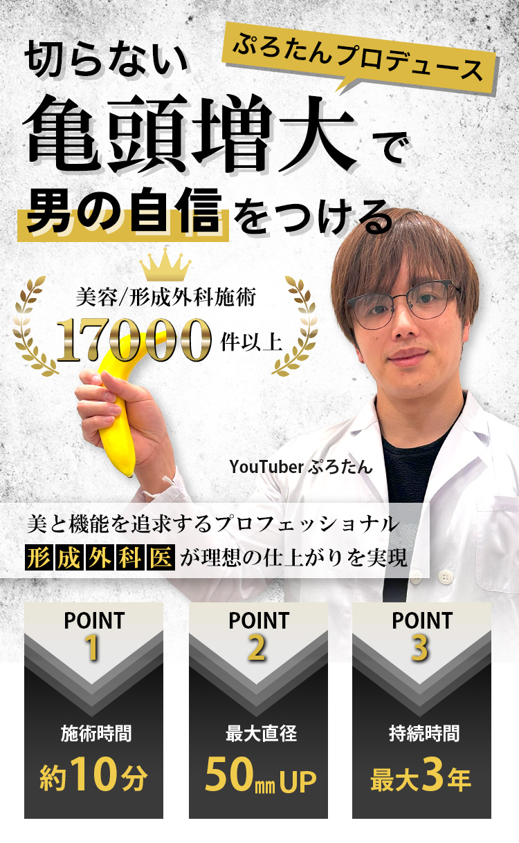 切らない亀頭増大で男の自信をつける