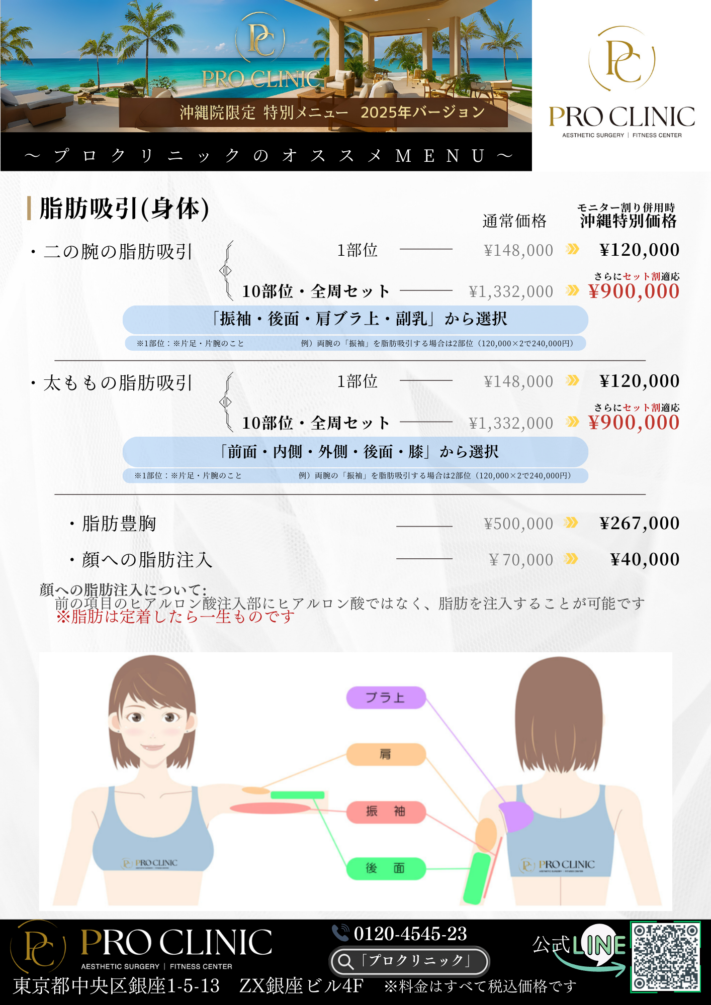 ヒアルロン酸注入(Standard/PRO)料金・適応エリア