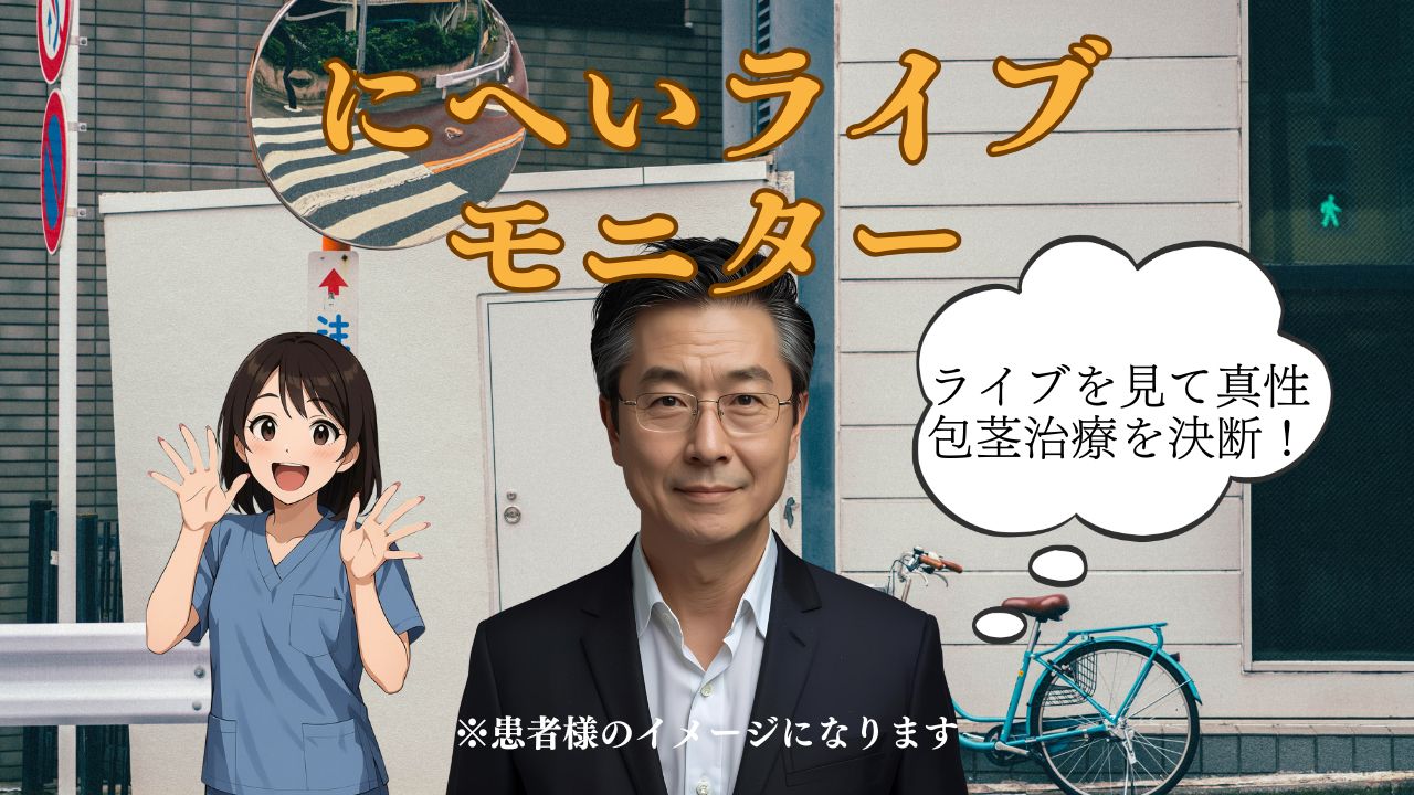 重度の真性包茎が包茎治療PROと亀頭増大PROにより改善し、初めて亀頭が露出したビフォーアフター画像。