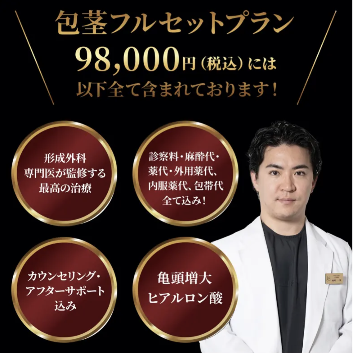 形成外科専門医による包茎治療のカウンセリングと仕上がりイメージ｜PRO CLINIC銀座