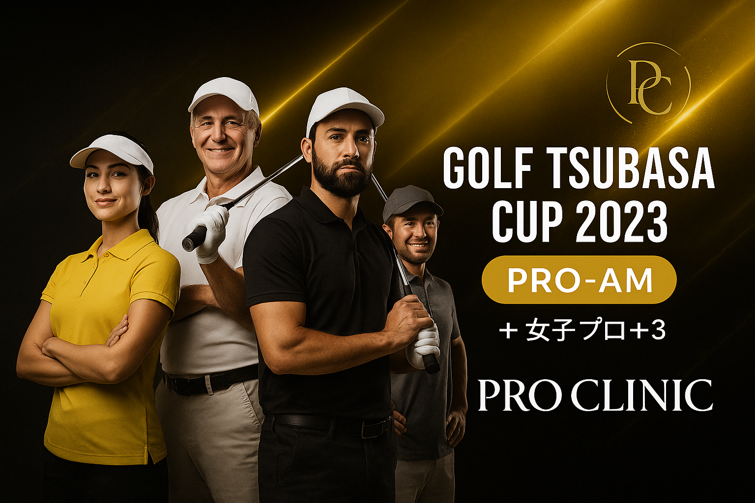 プロアマ大会イメージ（4人1組スクランブル方式）